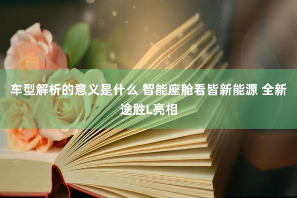 车型解析的意义是什么 智能座舱看皆新能源 全新途胜L亮相